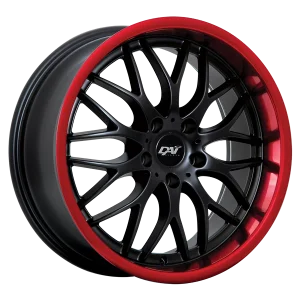 Dai Alloys – Passion – Black – 17″x7.5″ 45mm – Summer Wheels – DW4617005